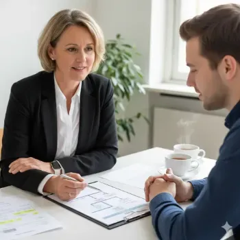 Een adviseur van de NVSP bespreekt belangenbehartiging en patiëntenrechten met een cliënt tijdens een persoonlijk spreekuur over de ziekte van Sjögren.